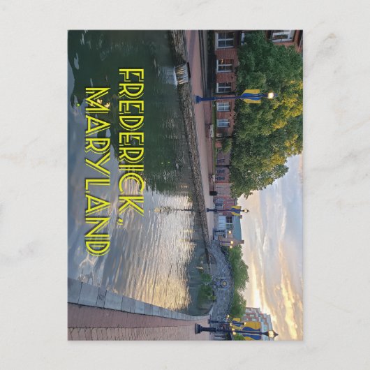 Carroll Creek Frederick Maryland #2 Briefkaart (Voorkant)