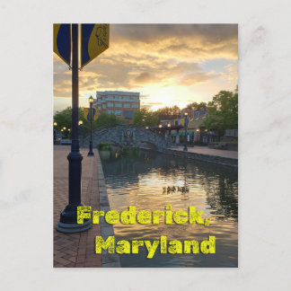 Carroll Creek Frederick Maryland #3 Briefkaart