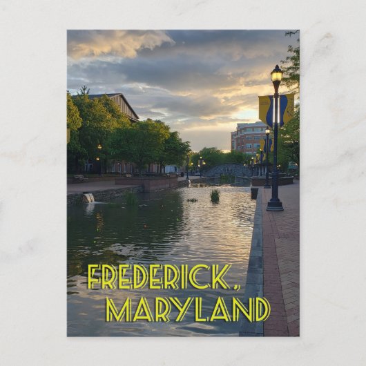 Carroll Creek Frederick Maryland #4 Briefkaart (Voorkant)