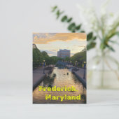 Carroll Creek Frederick Maryland #5 Briefkaart (Staand voorkant)