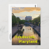 Carroll Creek Frederick Maryland #5 Briefkaart (Voorkant / Achterkant)