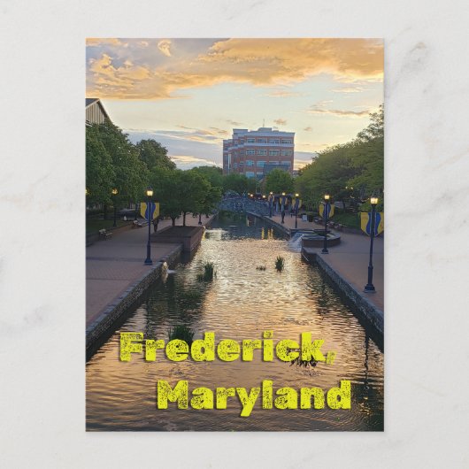 Carroll Creek Frederick Maryland #5 Briefkaart (Voorkant)