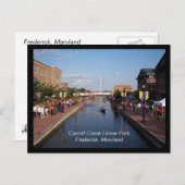 Carroll Creek Linear Park Briefkaart (Voorkant / Achterkant)