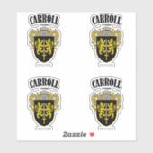 Carroll Crest Ierse vertaling & betekenis (x4) Sticker (Vel)