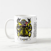 Carroll Family Coat of Arms Mok (Links)