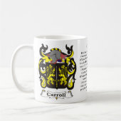 Carroll Family Coat of Arms Mok (Links)