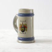 CARROLL FAMILY CREST - CARROLL COAT WAPENS BIERPUL (Voorkant links)