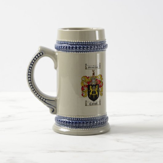 CARROLL FAMILY CREST - CARROLL COAT WAPENS BIERPUL (Links)