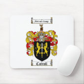 CARROLL FAMILY CREST - CARROLL COAT WAPENS MUISMAT (Met muis)