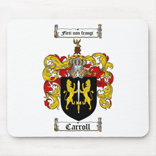 CARROLL FAMILY CREST - CARROLL COAT WAPENS MUISMAT (Voorkant)