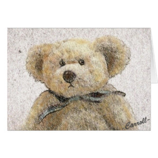 Carroll Teddy Bear Card