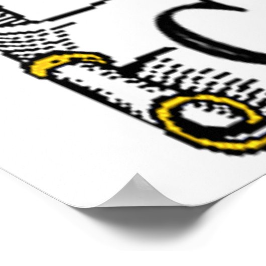 Carrollak van wapenschilderdoek poster (Hoek)