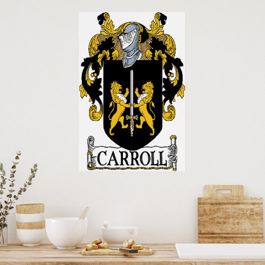 Carrollak van wapenschilderdoek poster (Keuken)