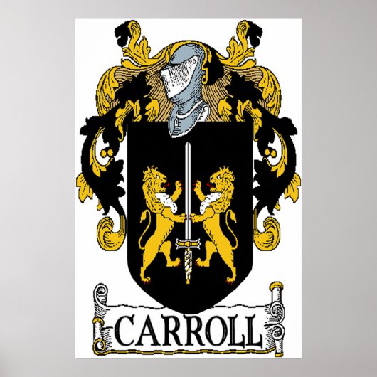 Carrollak van wapenschilderdoek poster (Voorkant)