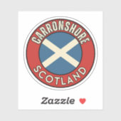 Carronshore, Scotland Sticker (Vel)
