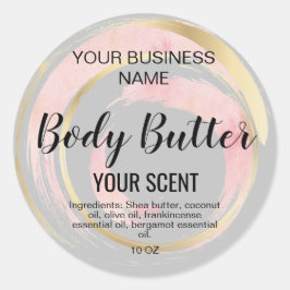 carrosserie boter goudkleurige zwarte rode, klassi ronde sticker