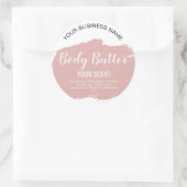 carrosserie boter goudkleurige zwarte rode, klassi ronde sticker (Tas)