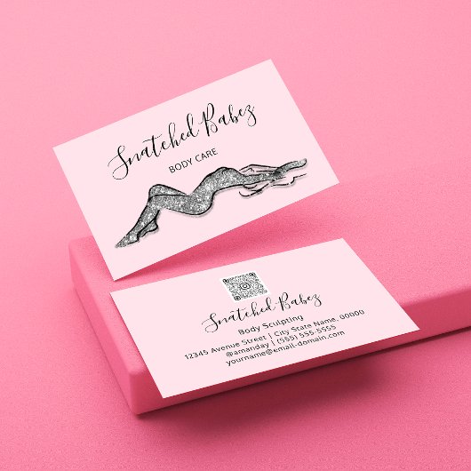 Carrosserie QRCODE Black Silver Grey Visitekaartje