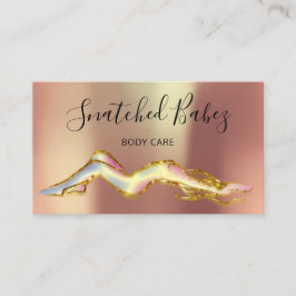 Carrosserie QRCODE Holografen Gold Copper Visitekaartje