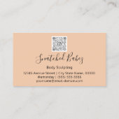 Carrosserie schuifend QRCODE Black Roos Visitekaartje (Achterkant)