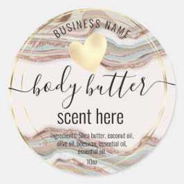 carrosseriebeitsteen modern productetiket ronde sticker