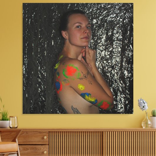 carrosseriebeschilderd model canvas afdruk (Insitu (Woonkamer))