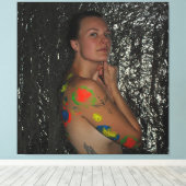 carrosseriebeschilderd model canvas afdruk (Insitu (Houten vloer))