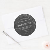 Carrosserieën van bijtende karton ronde sticker (Envelop)