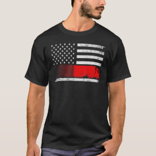 Carrosserieontwerp voor mannen Tr-vrachtwagen voor T-shirt