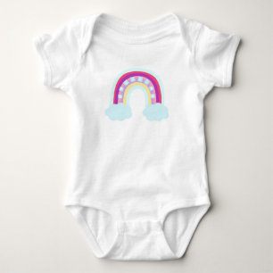 Carrosseriepak voor baby's met regenboogdesign romper