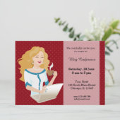 Carrosserievrouw blond haar kaart (Staand voorkant)