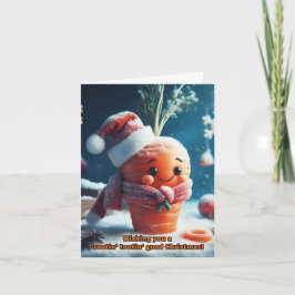Carrot Christmas-Wenskaart Feestdagen Kaart