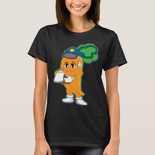 Carrot Cop Ticket Police T-shirt (Voorkant)