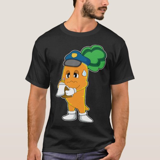 Carrot Cop Ticket Police T-shirt (Voorkant)