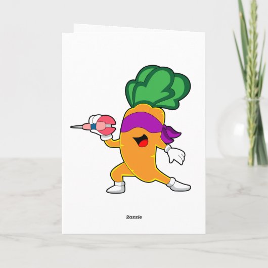 Carrot Darts Dart Kaart (Achterkant)