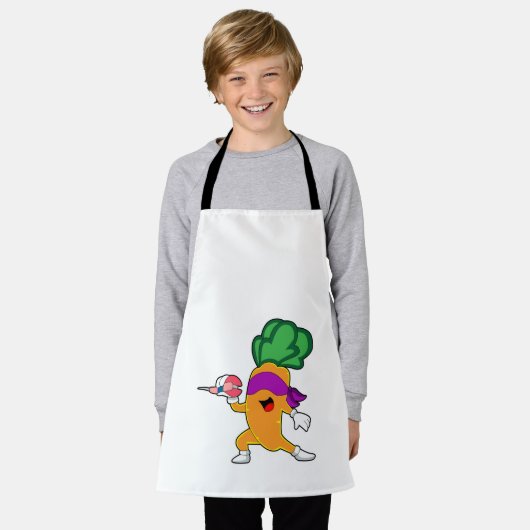 Carrot Darts Dart Schort (Gedragen)