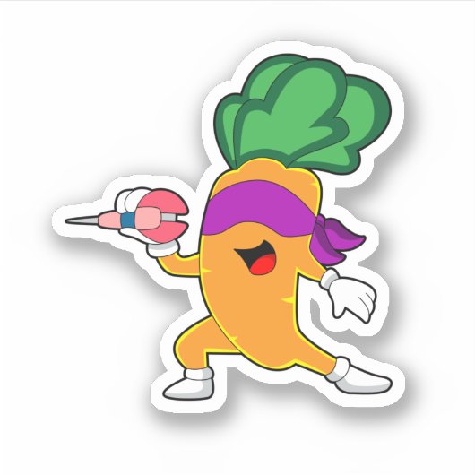 Carrot Darts Dart Sticker (Voorkant)