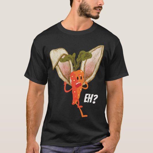 Carrot Dissonant Bunny Carrot Easter T-shirt (Voorkant)