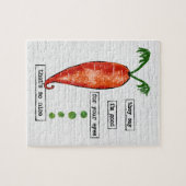 Carrot Jigzaag Puzzle - Funny Vegetable So Nice Legpuzzel (Horizontaal)