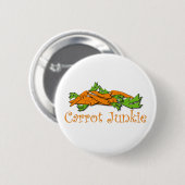 Carrot Junkie Ronde Button 5,7 Cm (Voorkant /achterkant)