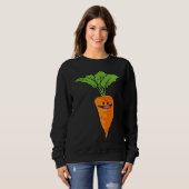 Carrot kids garden  vegan vegetarian trui (Voorkant volledig)