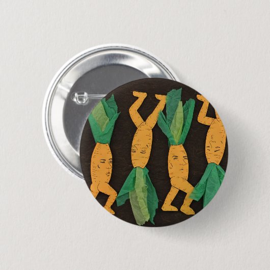 Carrot-Kun Button (Voorkant /achterkant)
