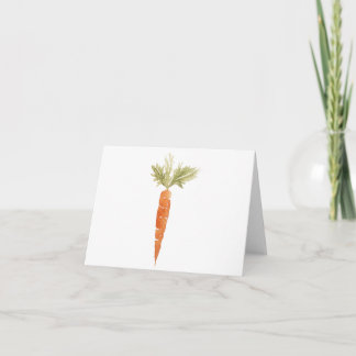 Carrot Note Card Kaart