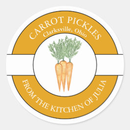 Carrot Pickle Label
