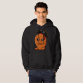 Carrot Pirate Vegan Food Hoodie (Voorkant volledig)