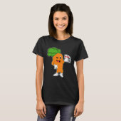 Carrot Poker Poker cards Card game T-shirt (Voorkant volledig)