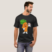 Carrot Poker Poker cards Card game T-shirt (Voorkant volledig)
