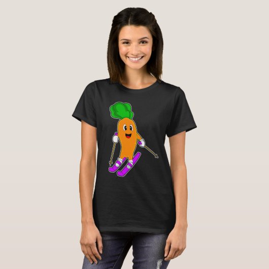 Carrot Skier Ski T-shirt (Voorkant volledig)