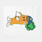Carrot Traffic warden Parking-ticket Fleece Deken (Voorkant (Horizontaal))