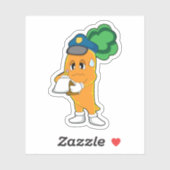 Carrot Traffic warden Parking-ticket Sticker (Vel)